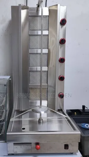 5 Burner Gas Shawarma Machine