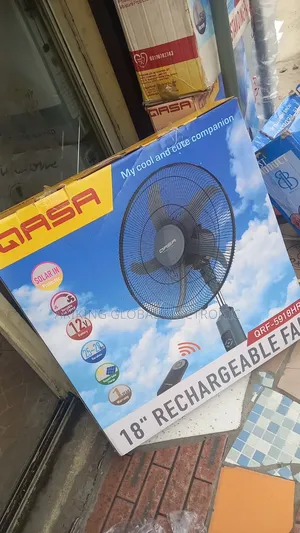 Qasa Rechargeable Fan 18inch Old Model With Lion Battery