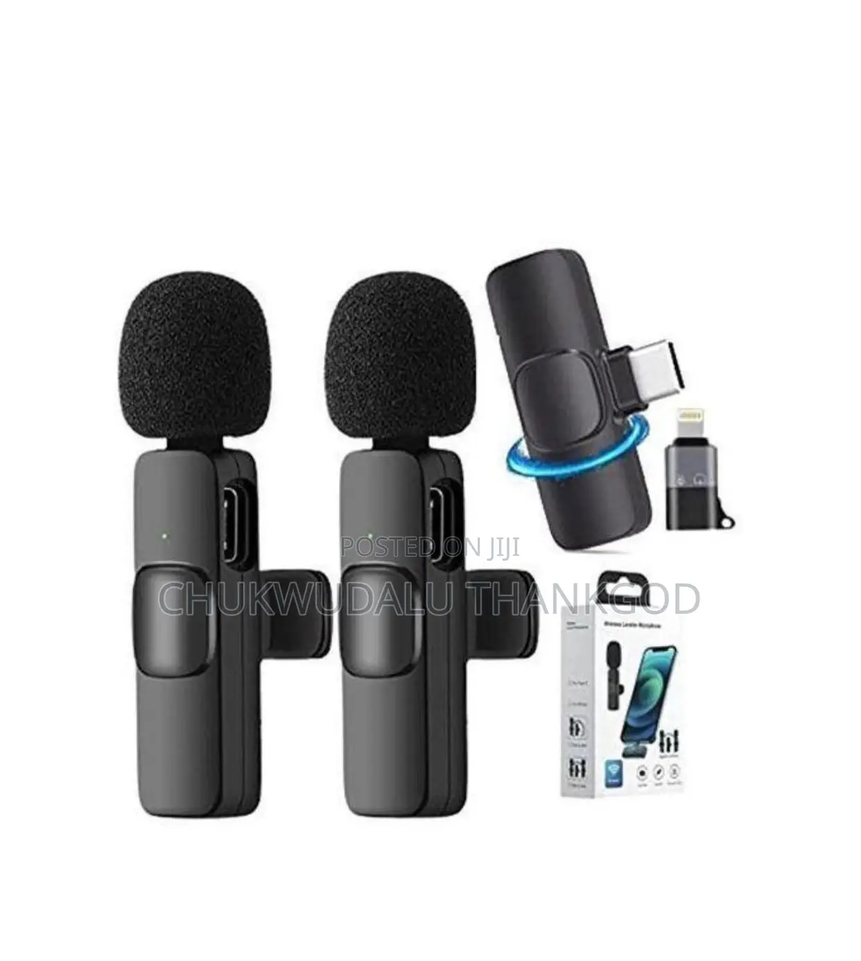  Wireless Microphone Double Mic