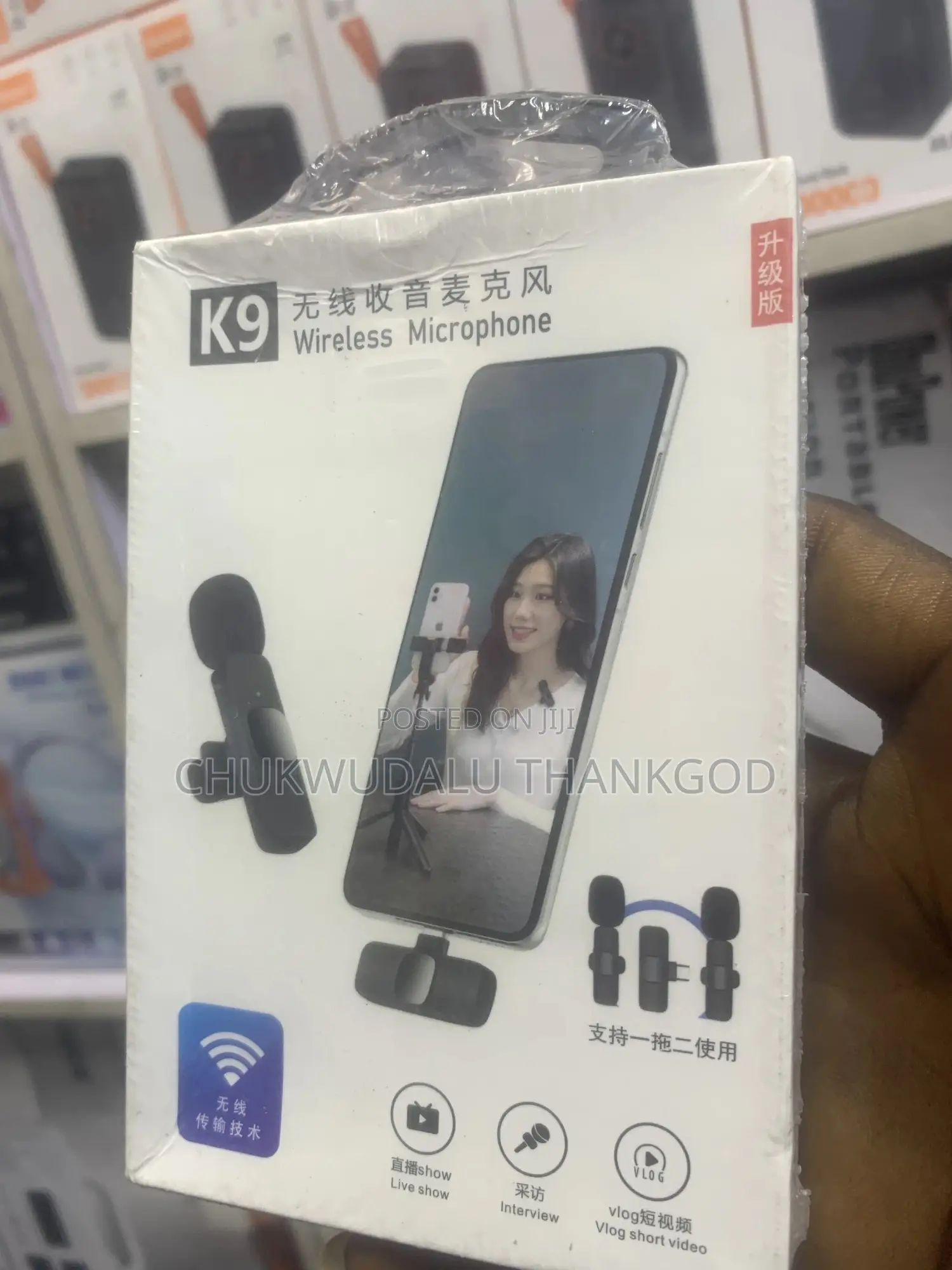  Wireless Microphone Double Mic