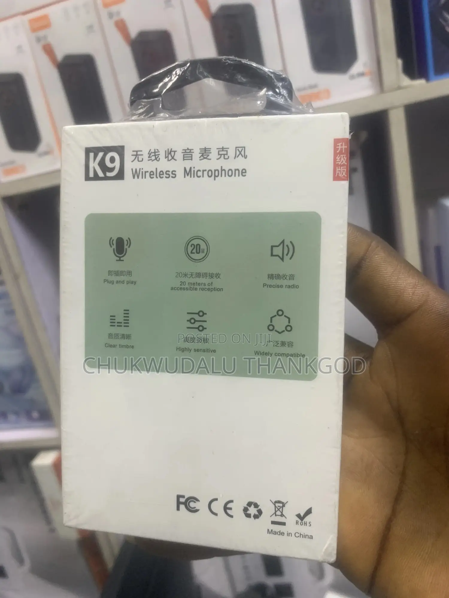  Wireless Microphone Double Mic
