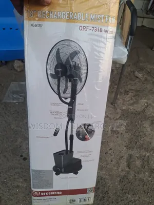 Qasa 18 Inches Rechargeable Fan