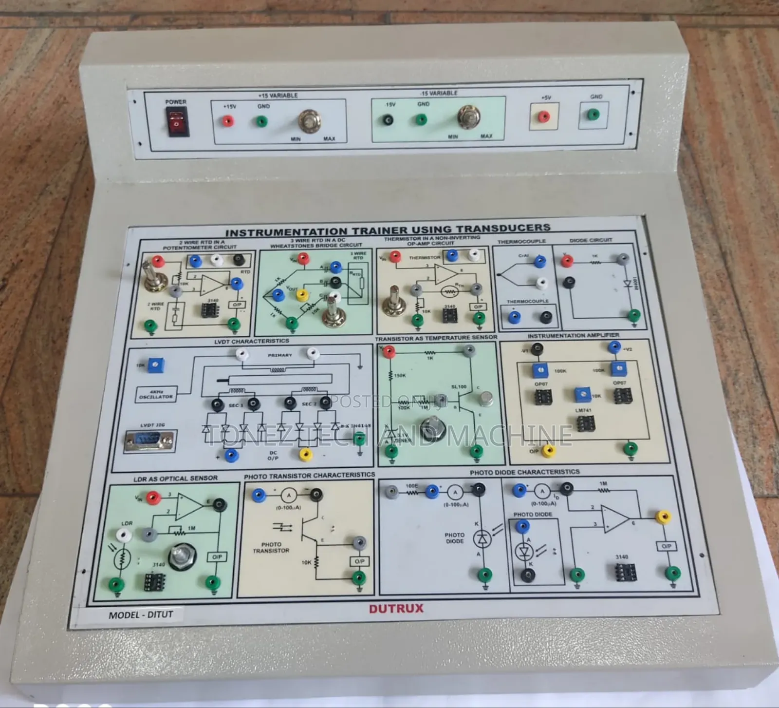 Instrumentation Trainer Using Transducers