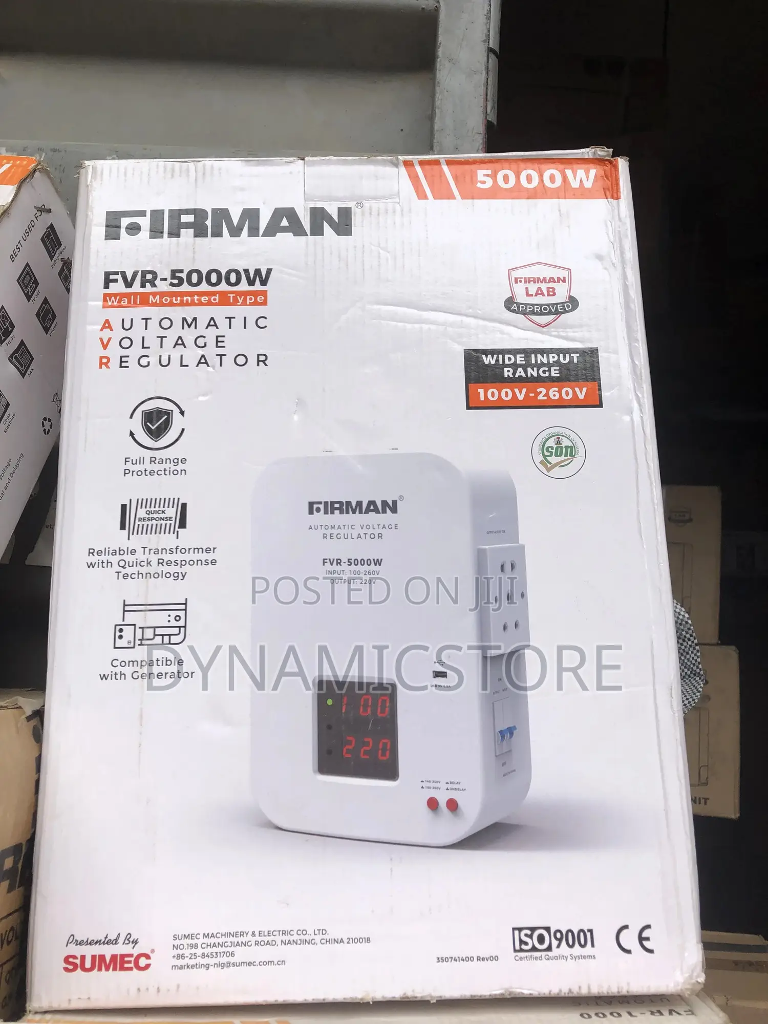 Firman Wall Mount Stabilizer 5000w