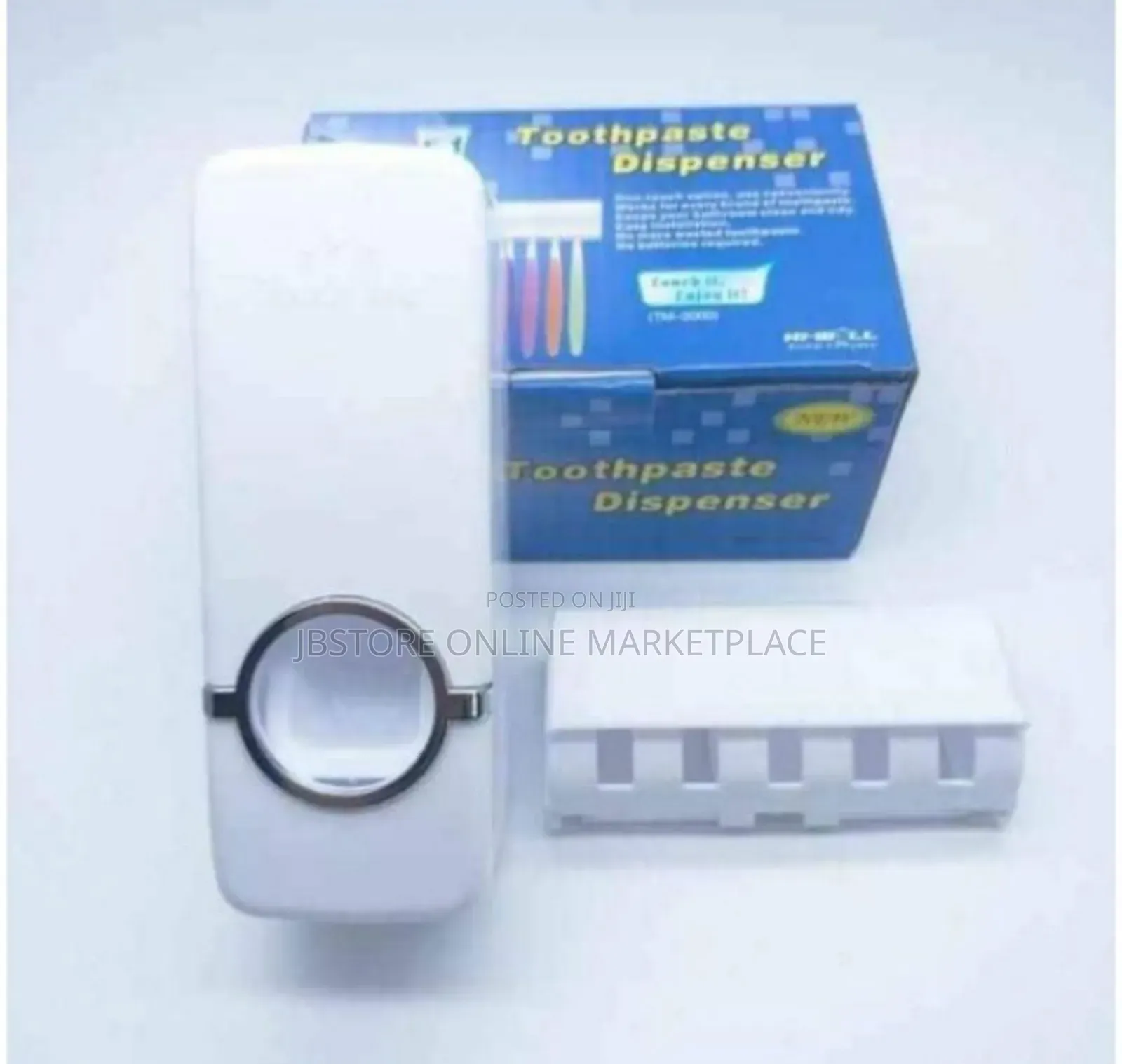 Automatic Toothpaste Dispenser and Toothbrush Holder