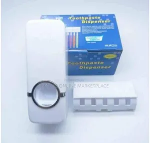 Automatic Toothpaste Dispenser and Toothbrush Holder