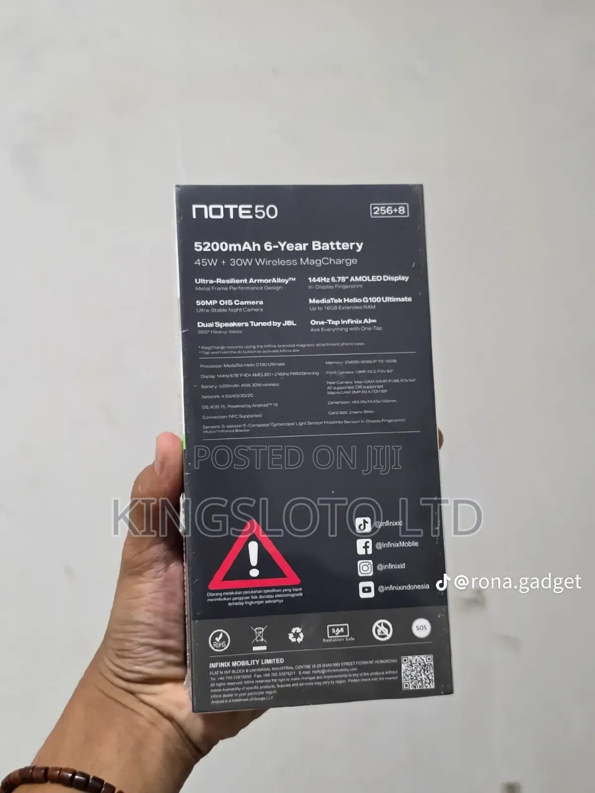 New Infinix Note 2 16 GB