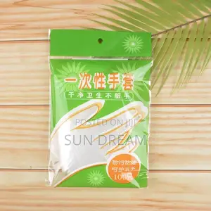 100 PCS Disposable Glove Plastic Nylon Gloves Wholesale