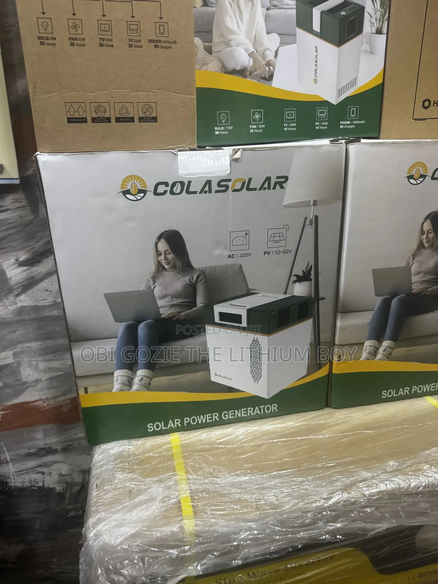 2kwh Colasolar Lithium Battery Solar Generator Built With 1000kwh