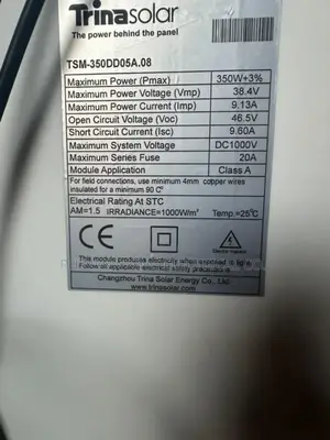 Trinasolar 300watts