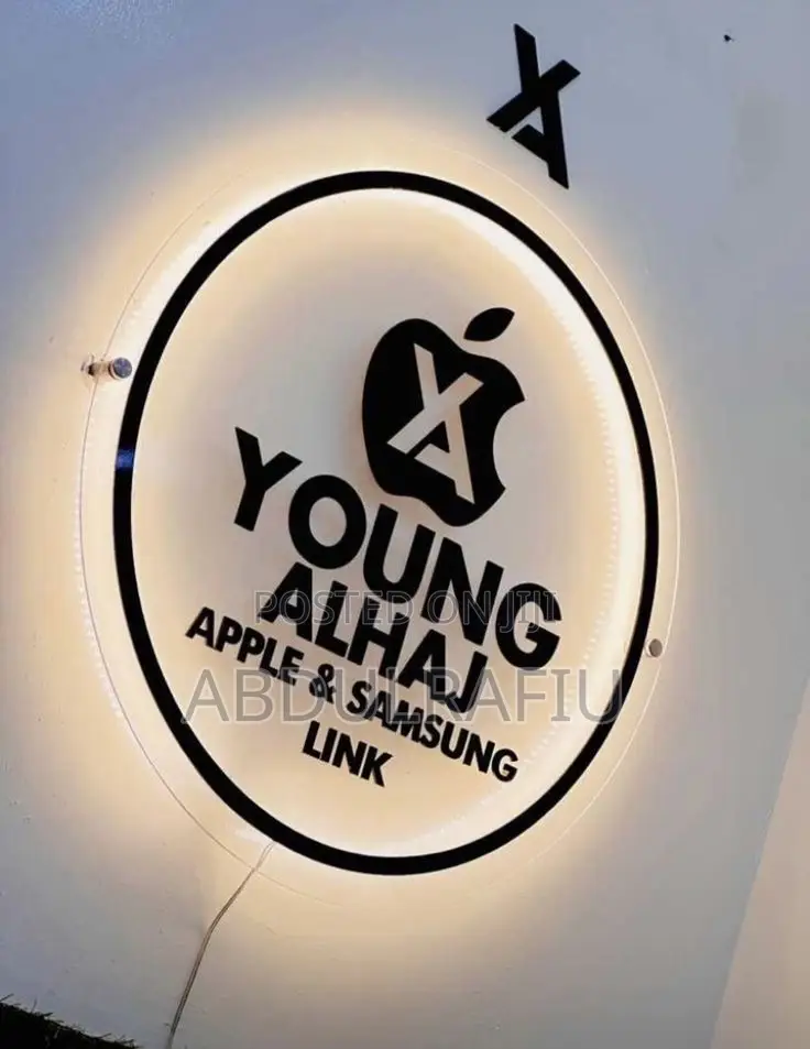 Indoor Signage With Light