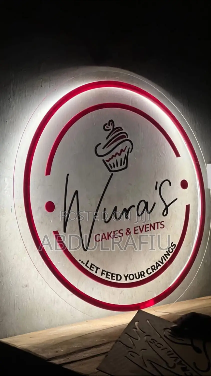 Indoor Signage With Light