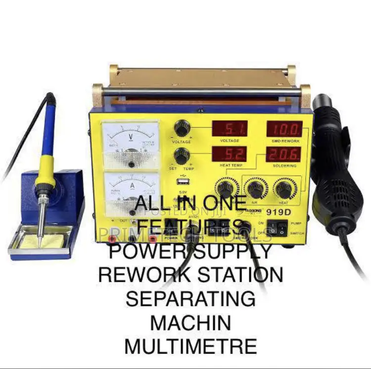 Hot Air Rework Soldering Station, Power Supply Screen Separator