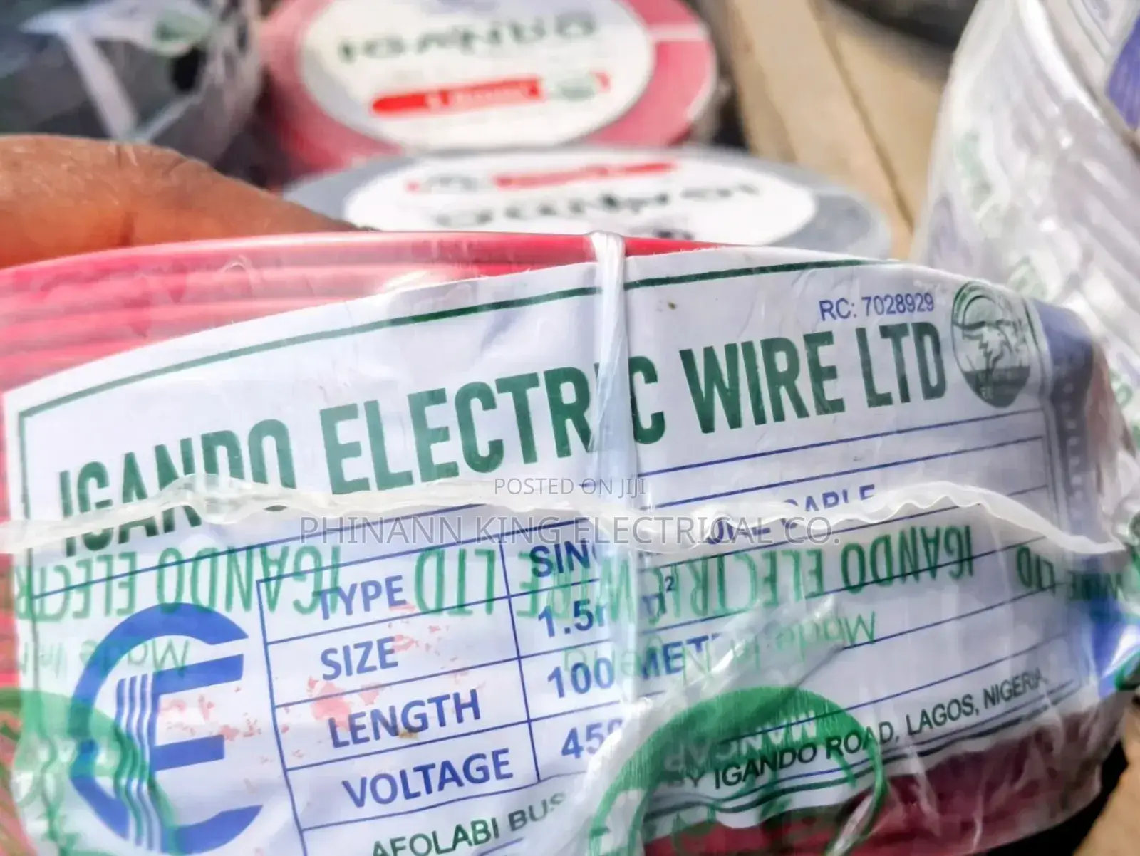 Igando Wire 1.5mm Single Core Coils