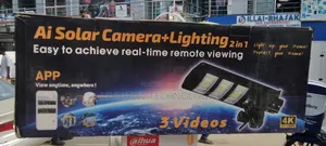 Ai Ultra Hd Solar Camera Plus Lighting 2-in-1