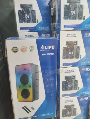 Ailipu Pa Sound System Sp 3820d Double Mic Full Front Light