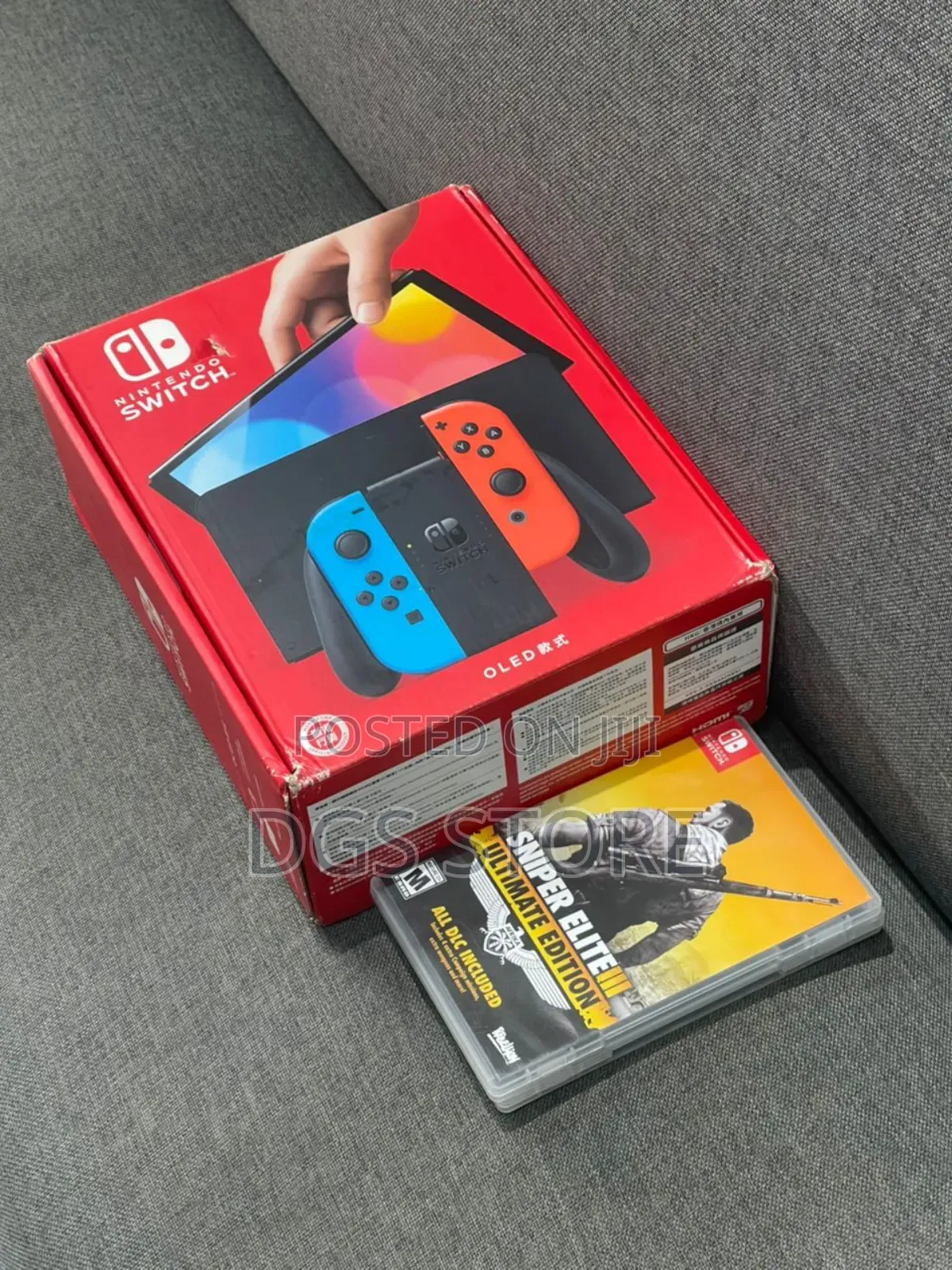 Open Box Nintendo Switch Oled With 2 Games