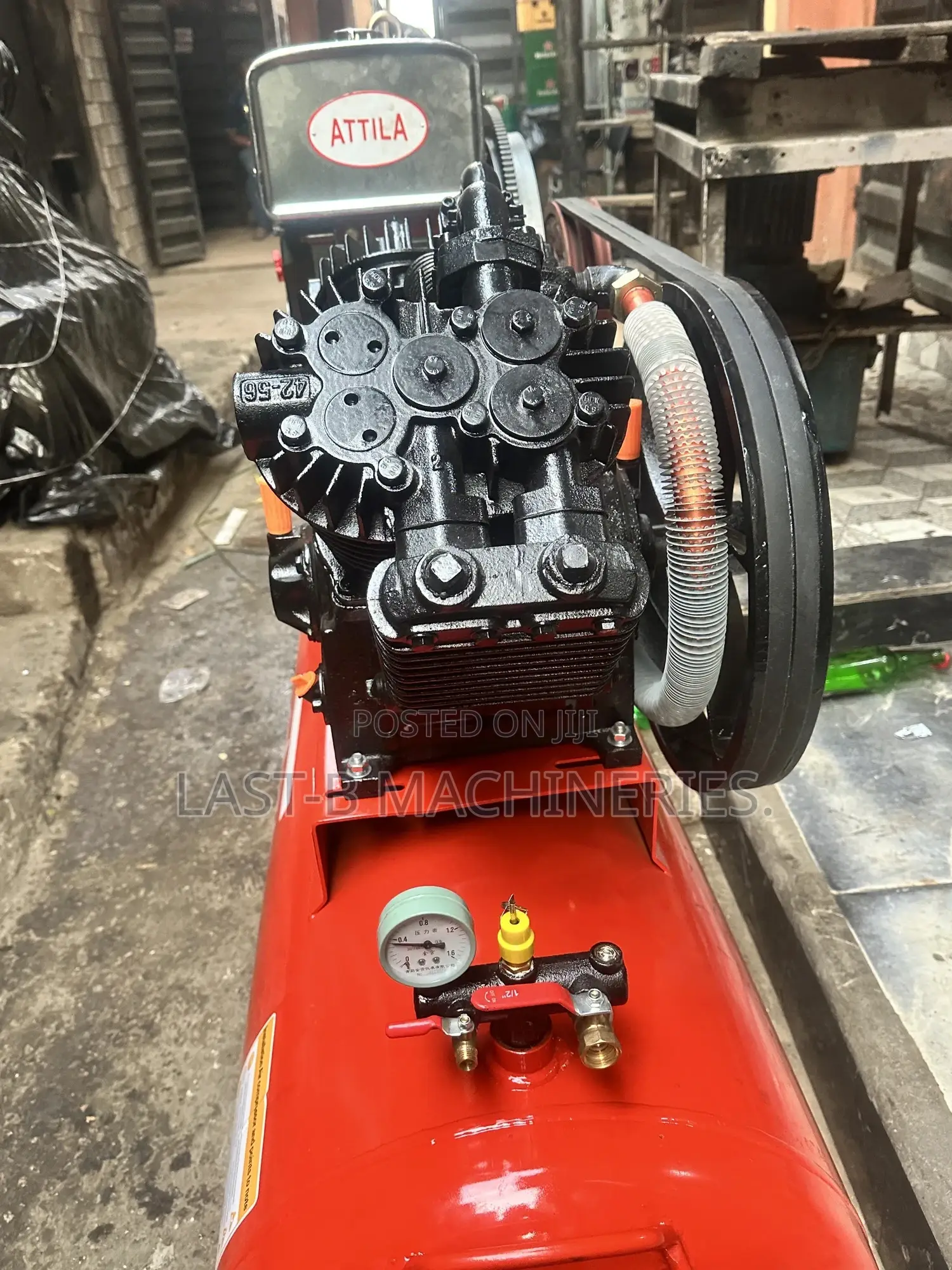 Diesel Engine Compressor. 4piston 2head Balton (10hp)