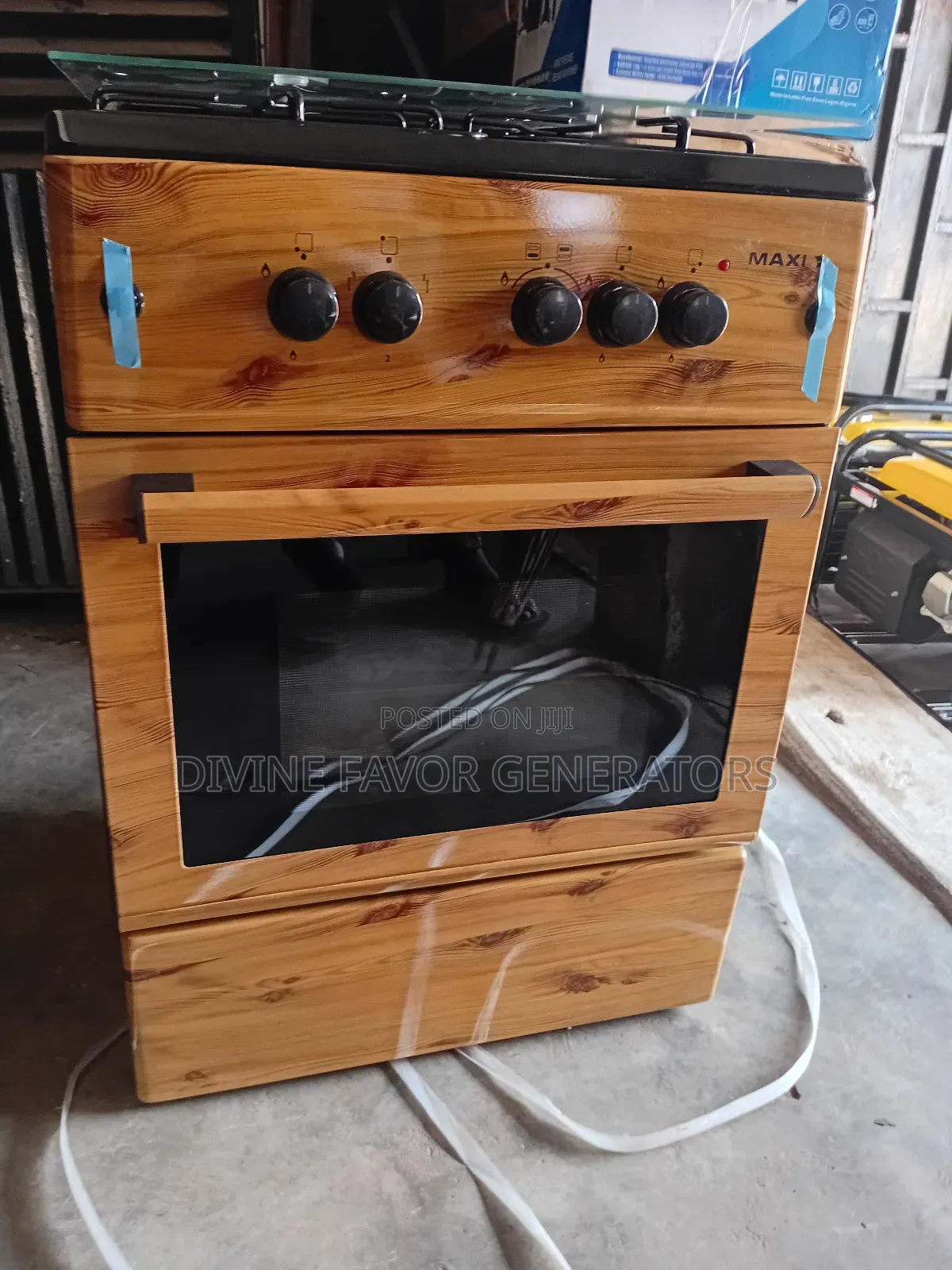 Maxi 3+1 Wooden Gas Cooker