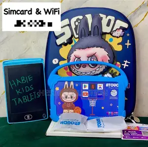 Atouch Kiddies Children Tab Tablet 8gb+256gb With Free School Bag