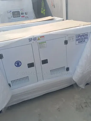 60kva Perkins Generator Soundproof 2 Years Warranty 100% Copper Coil
