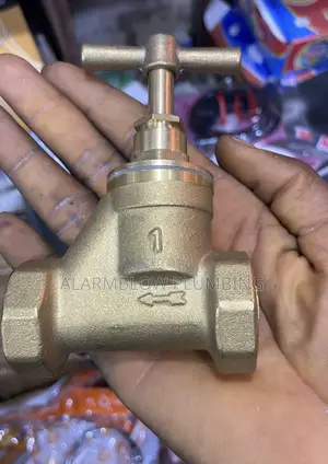 Brass Stopcock, Also Known As A Stop Valve Or Stop Tap