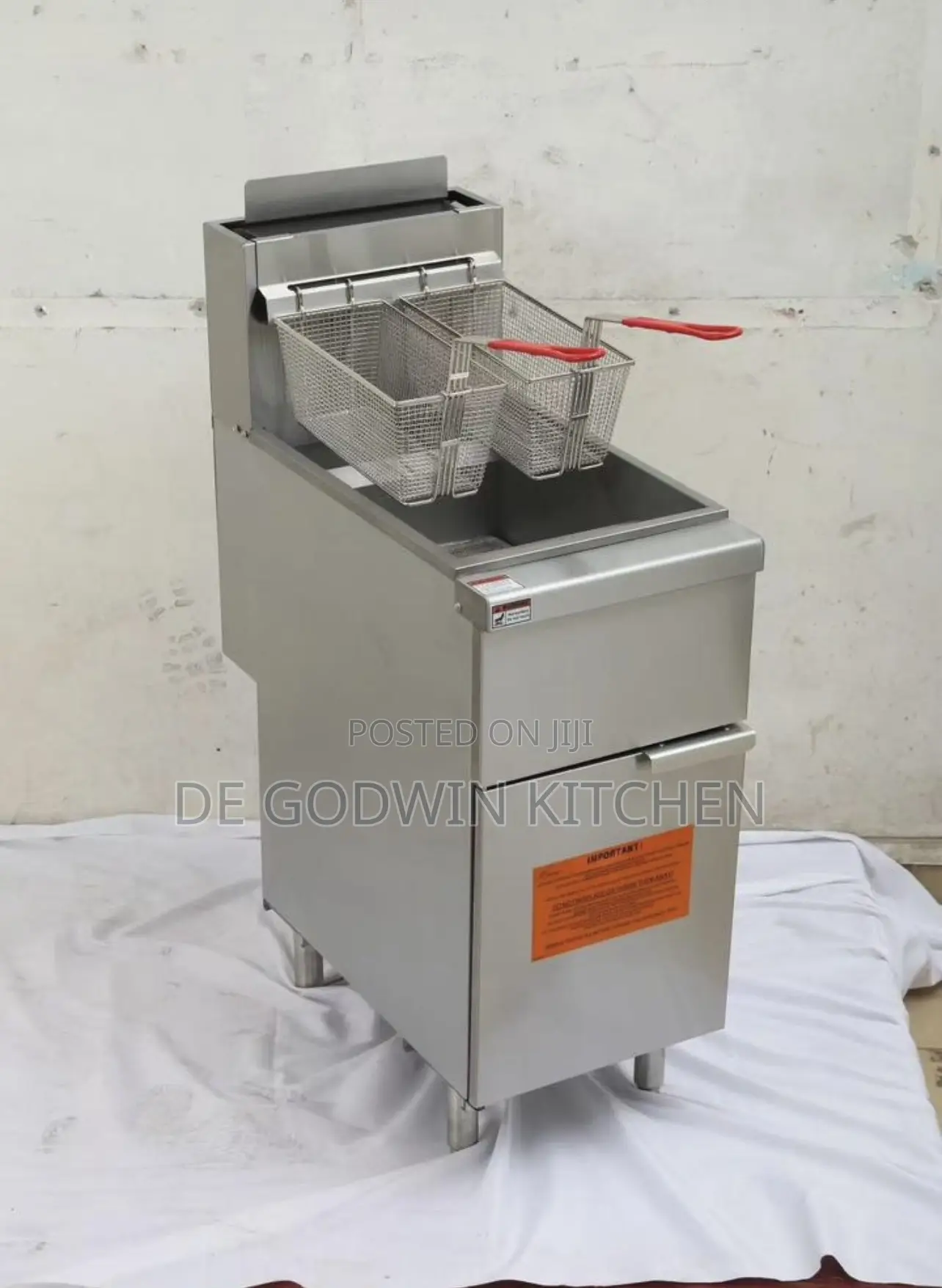 Standing Gas Deep Fryer 26l