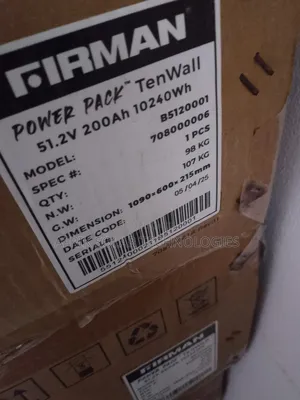 10kwh 48v Firman Lithium Battery