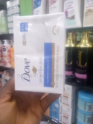 4 Pieces Dove Sensitive Skin Bar Soap