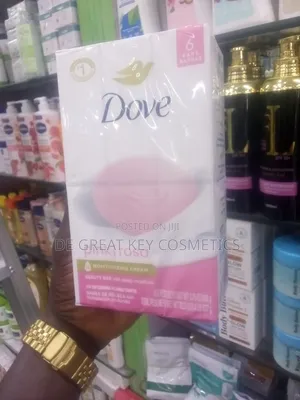 6 Pieces Dove Rose Rosa Bar Soap