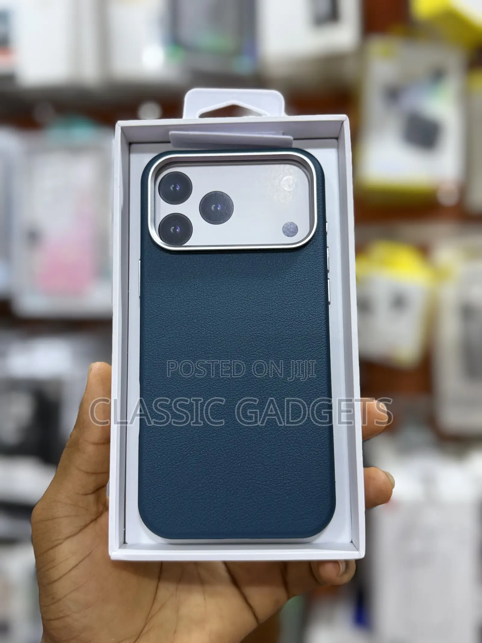 Plain Leather Magsafe Case for iPhone 17 Pro Max