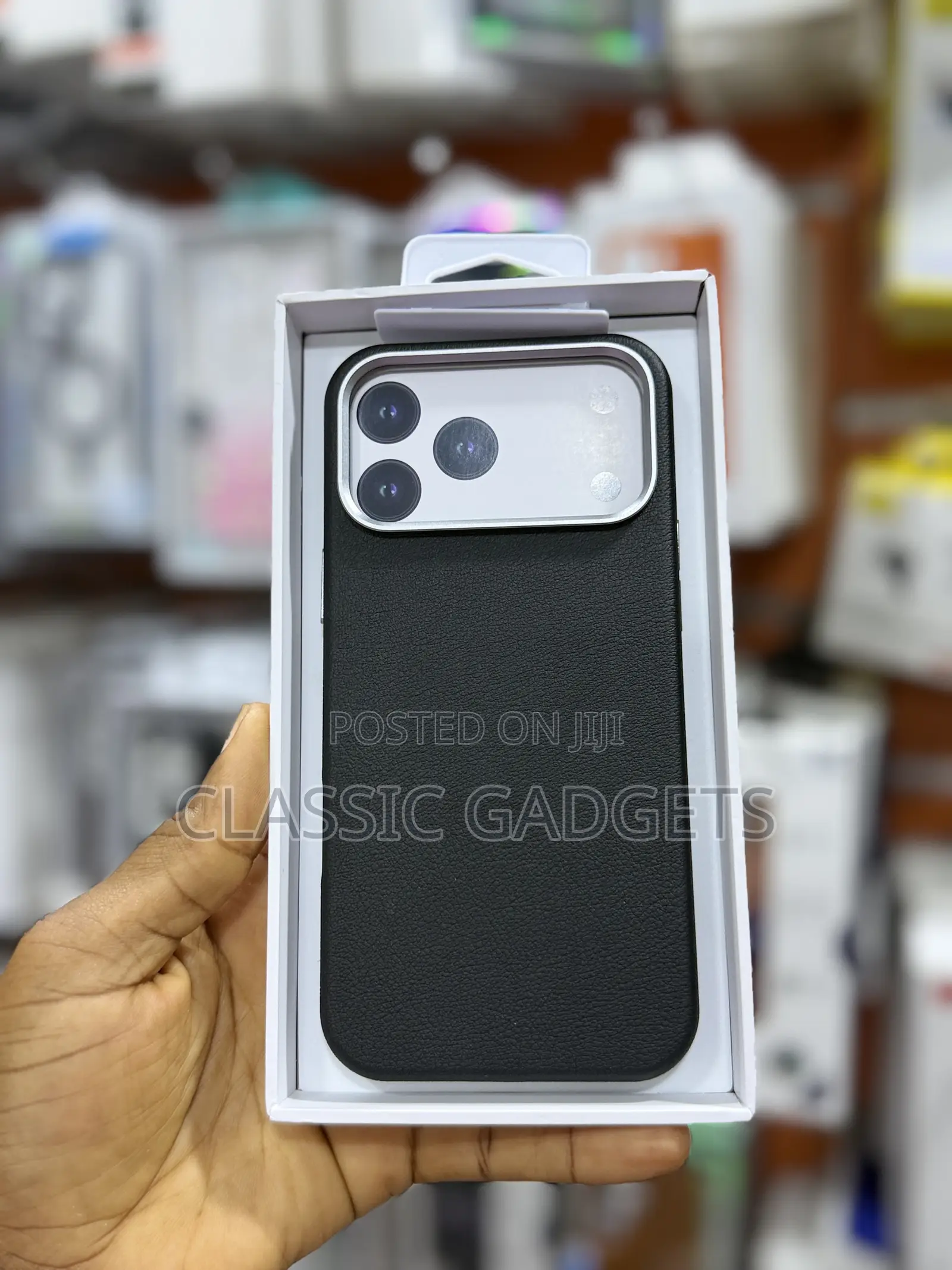 Plain Leather Magsafe Case for iPhone 17 Pro Max