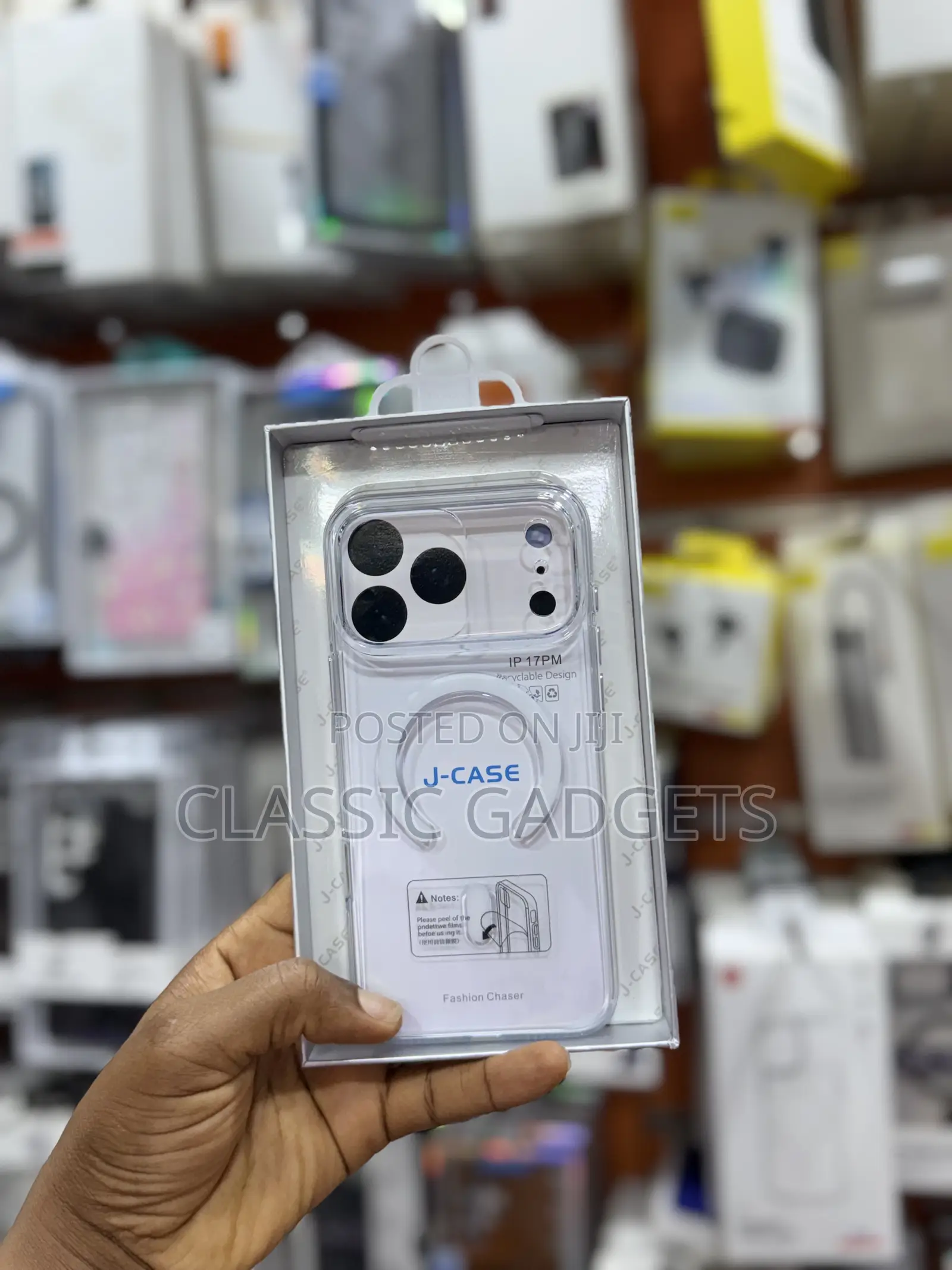 Crystal Clear Magsafe Case for iPhone 17 Pro Max