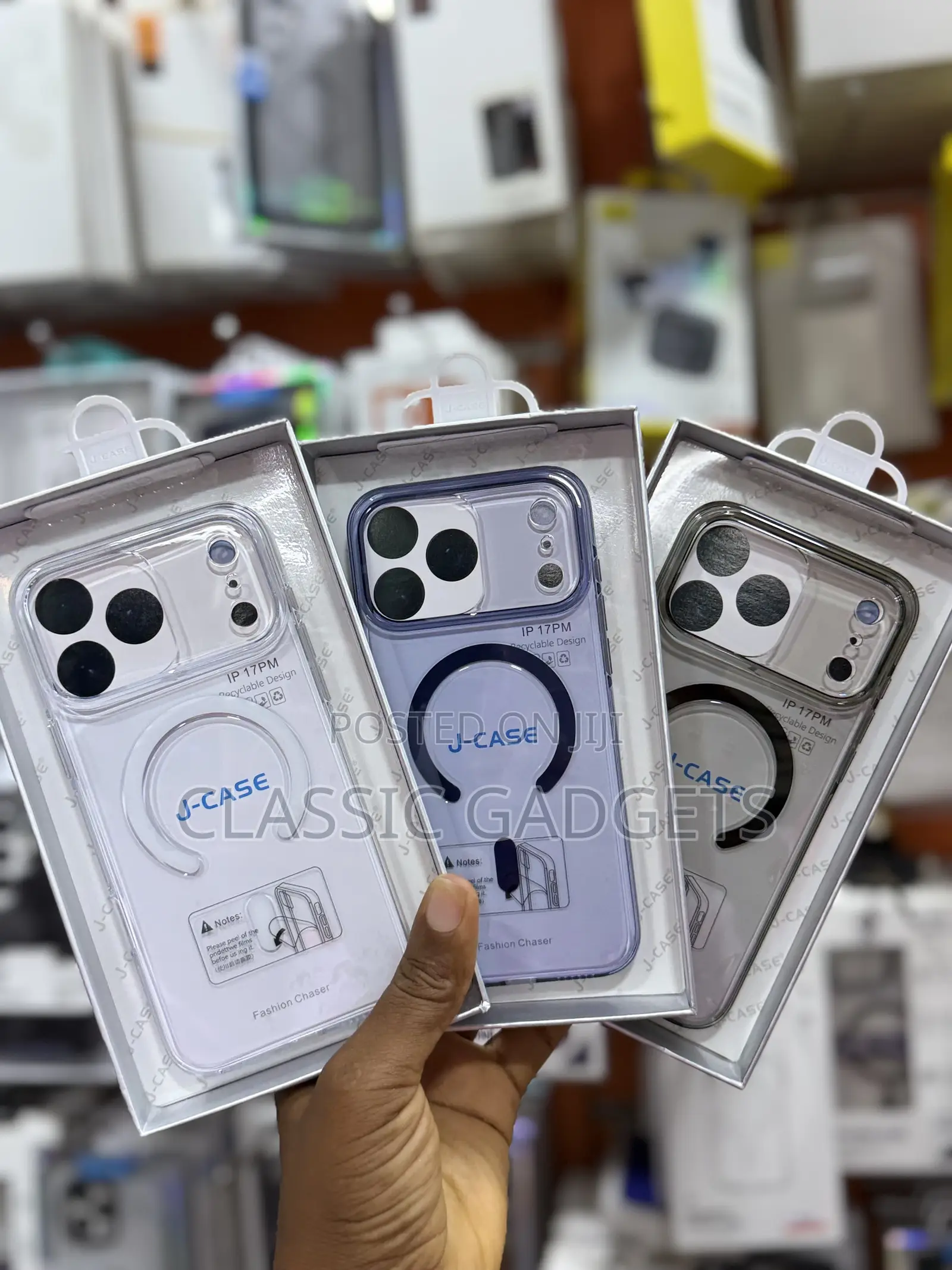 Crystal Clear Magsafe Case for iPhone 17 Pro Max