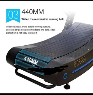 Standard New Curved Commercial Manual Treadmill