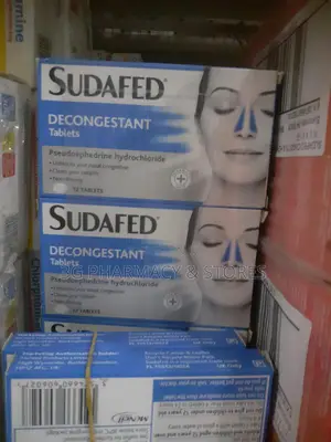 Sudafed ( Decongestant Pseudoephedrine Tablet