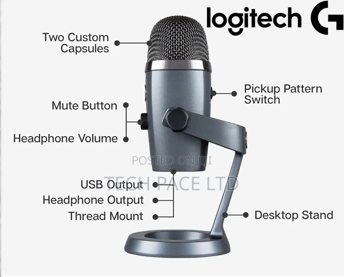 Logitech Yeti Nano Blue Microphone
