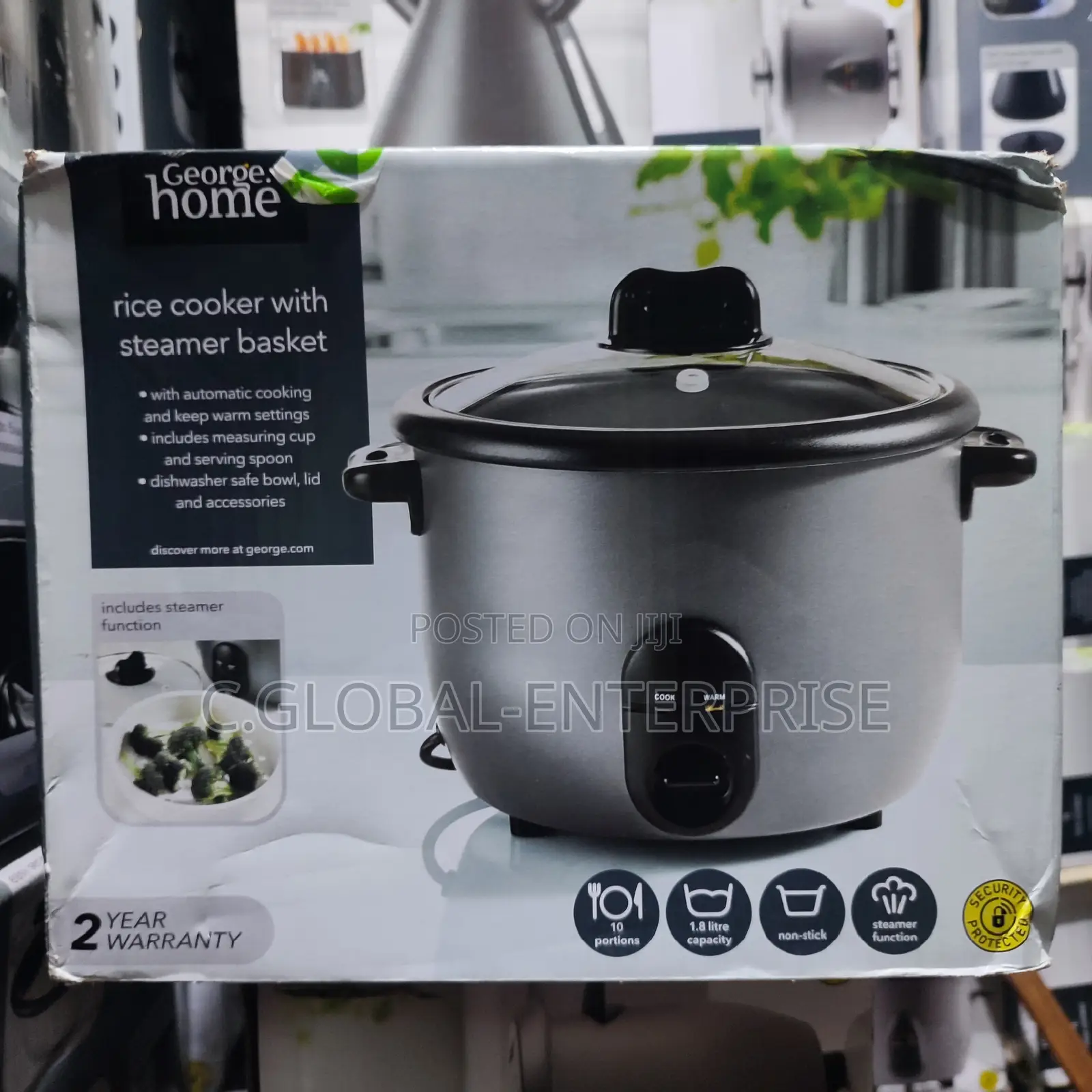 George Home 1l Rice Cooker With Free Drawstring Bag 1.8l Available Too ...