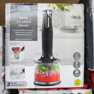 George Home 300w 3 in 1 Hand Blender With Free Gift Drawstring Bag