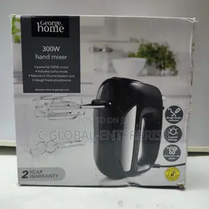 George Home 300w Hand Mixer With Free Gift Multipurpose Drawstring Bag