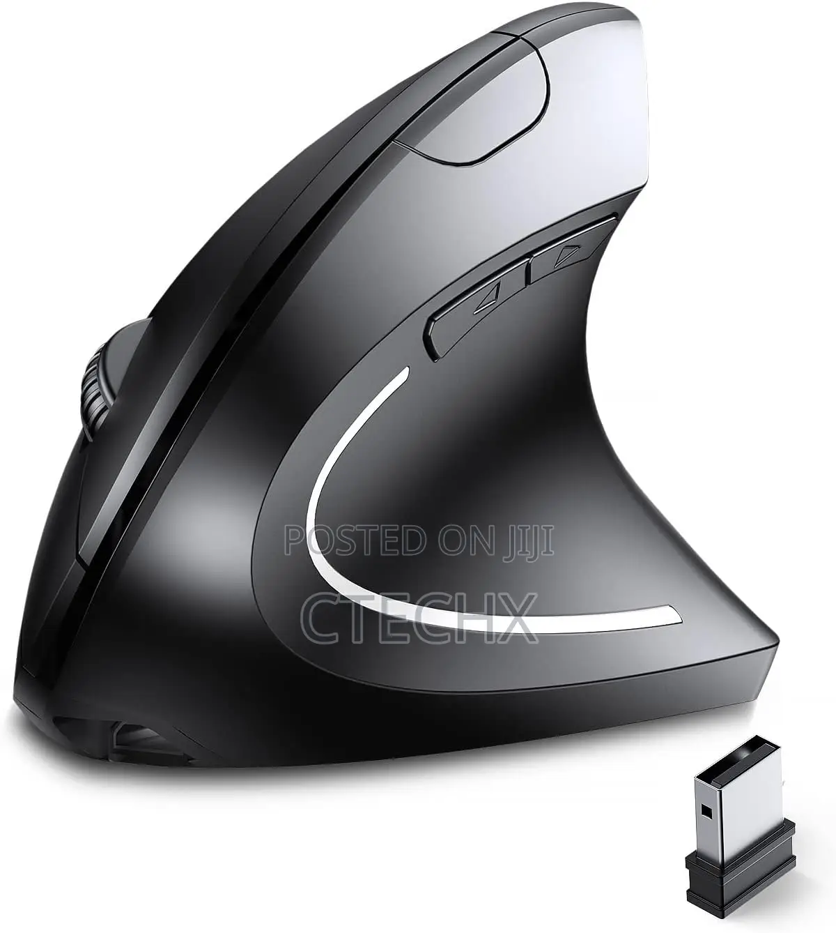 Asoyiol Wireless Mouse With 6 Buttons 3 Dpi 1000/1200/1600 Vertical