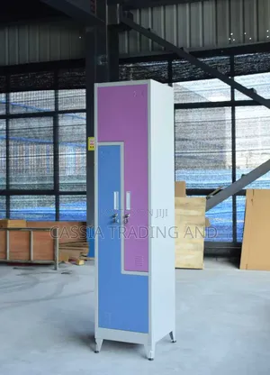 Two Door Colored Z Design Locker