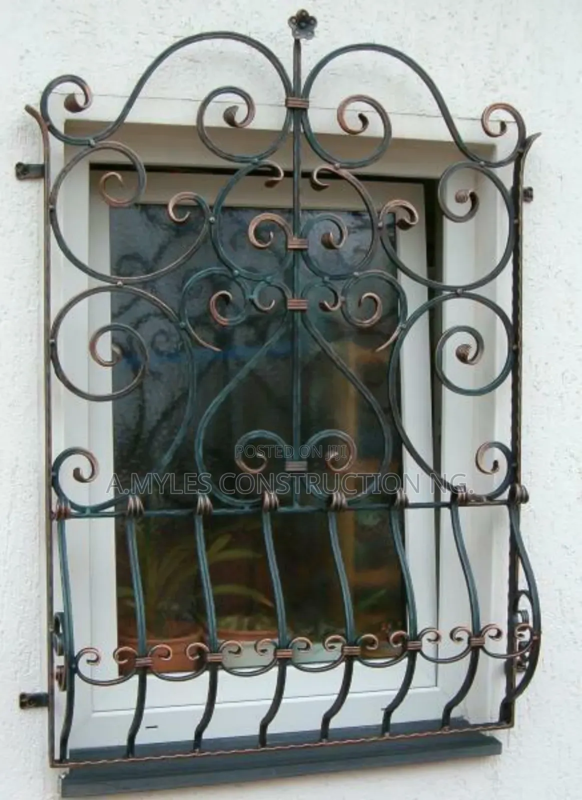 Guza Wrought Window Protector