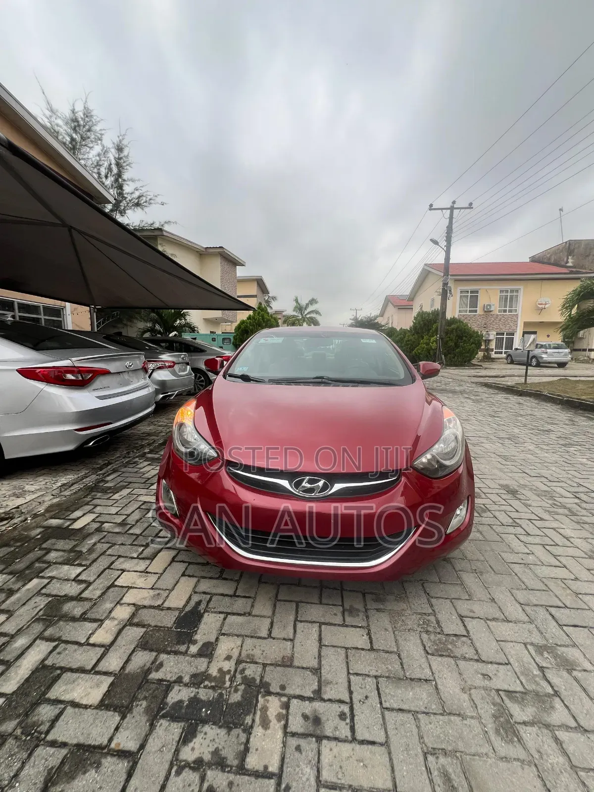 Hyundai Elantra GLS Automatic 2012 Red