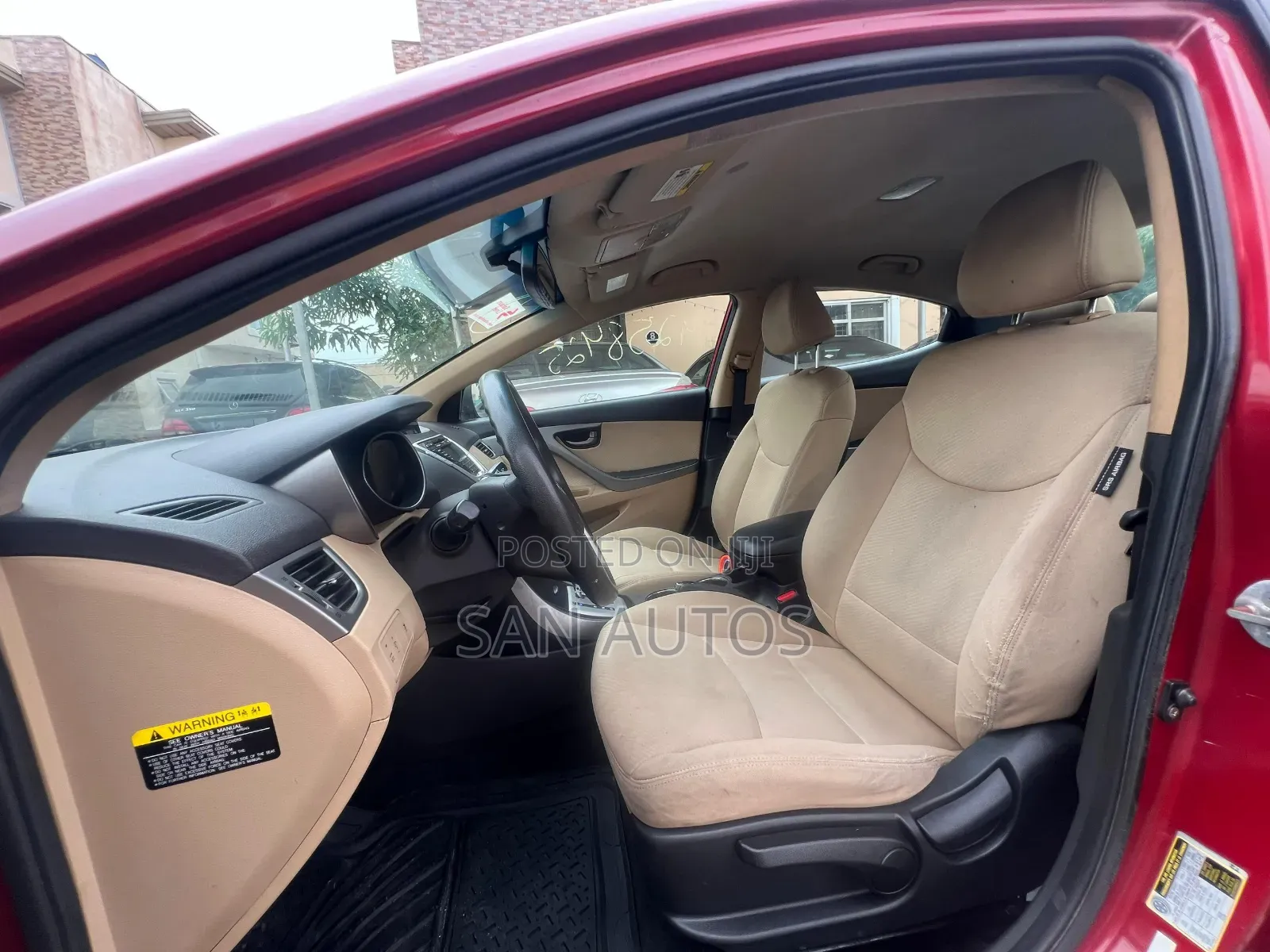 Hyundai Elantra GLS Automatic 2012 Red