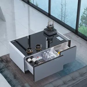 Smart Coffee Table With Mini Fridge