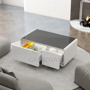 Smart Coffee Table With Mini Fridge