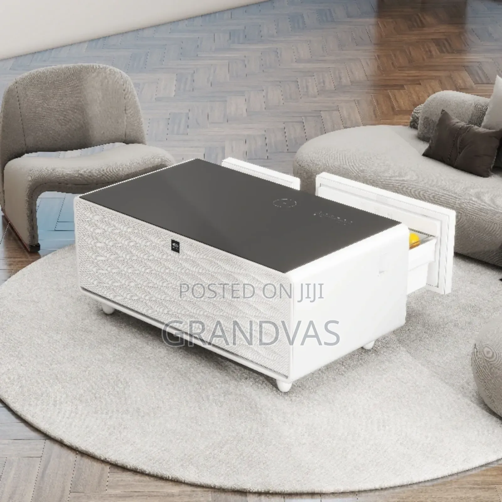 Smart Coffee Table With Mini Fridge