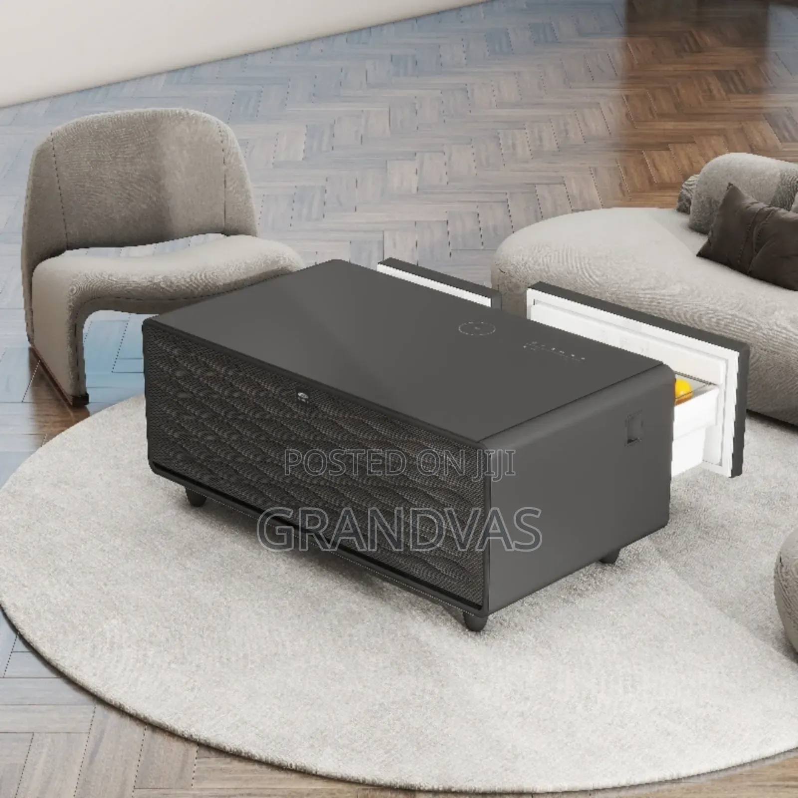 Smart Coffee Table With Mini Fridge