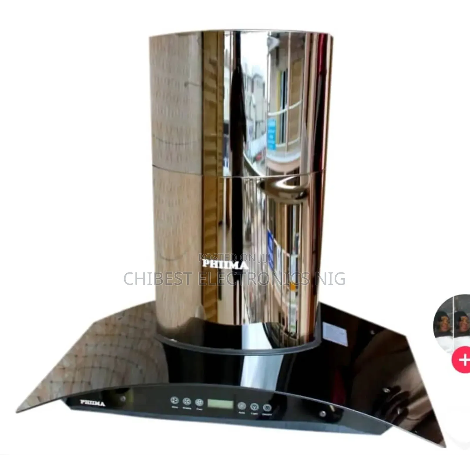 Original Quality Phiima 90cm Automatic Digital Heat Extractor Copper